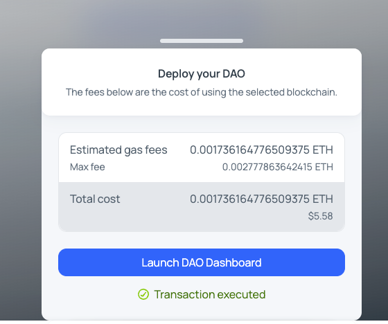 Deploy DAO