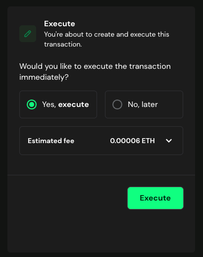 Execute Transaction