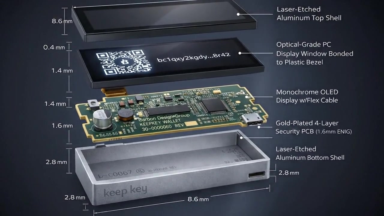 KeepKey exploded view