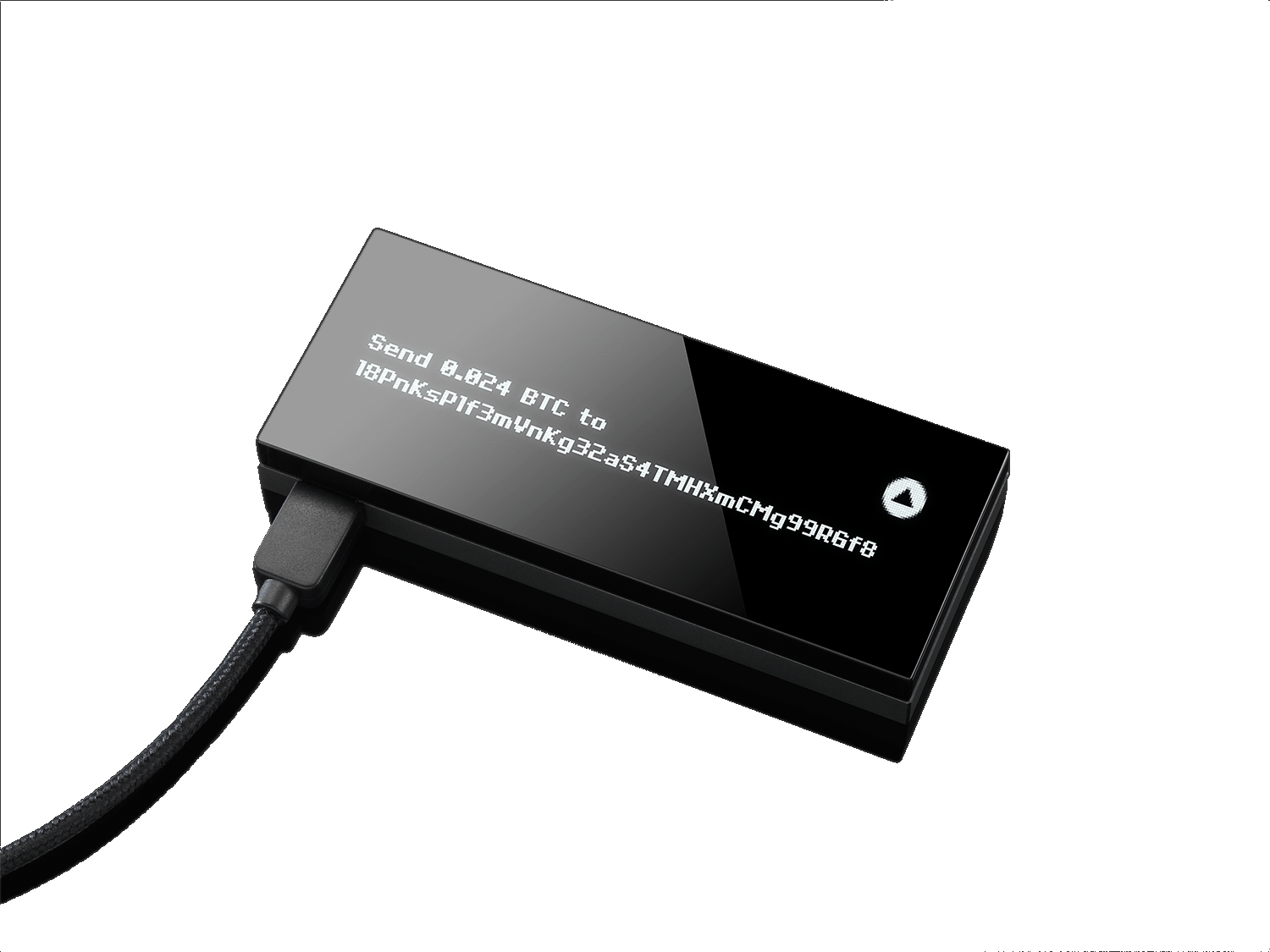 KeepKey screen showing transaction confirmation with physical button - The human security boundary